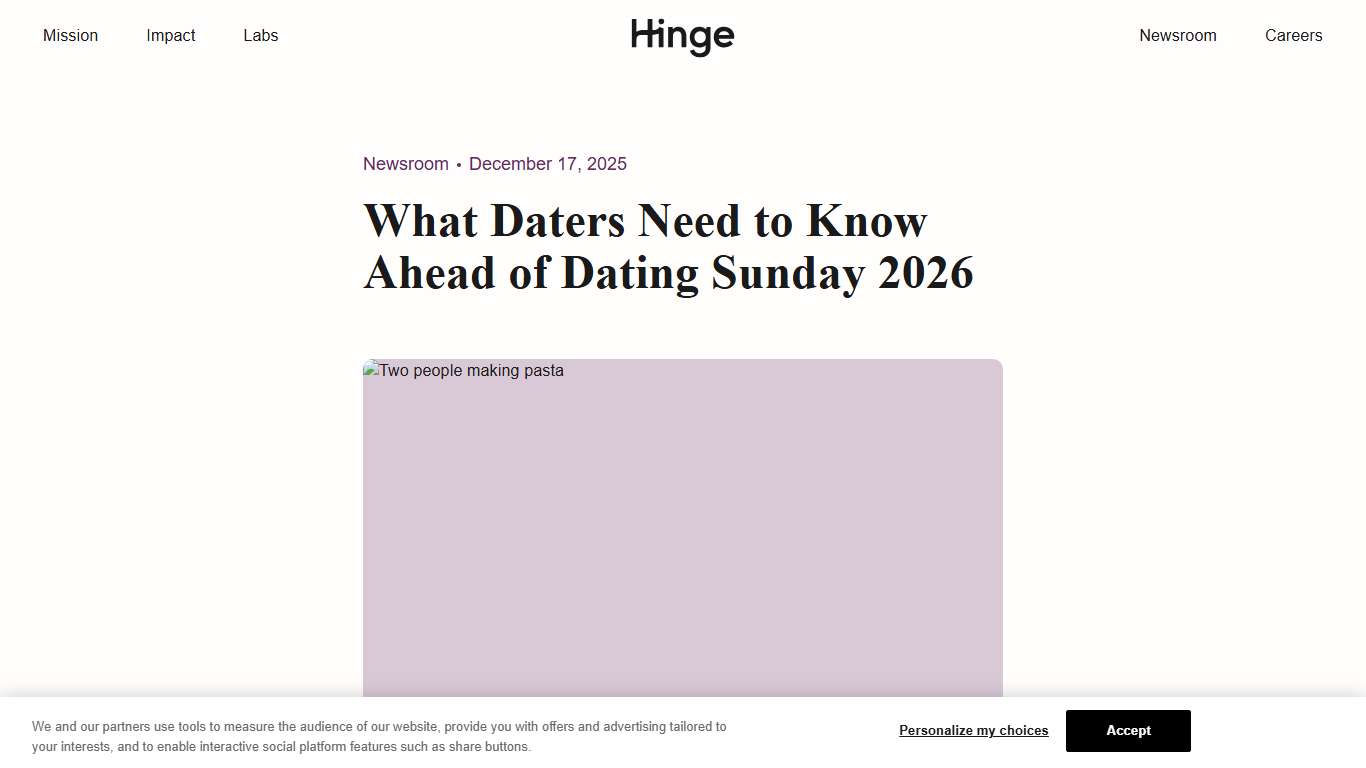 What Daters Need to Know Ahead of Dating Sunday 2026 Hinge