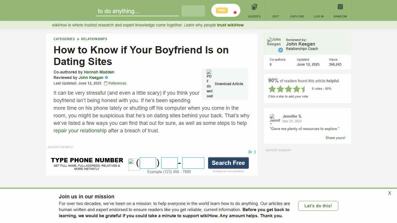 11 Simple Ways to Know if Your Boyfriend Is on Dating Sites