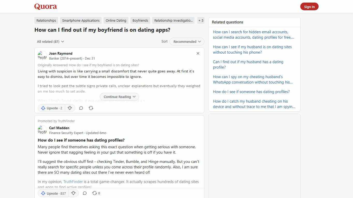 How to find out if my boyfriend is on dating apps - Quora